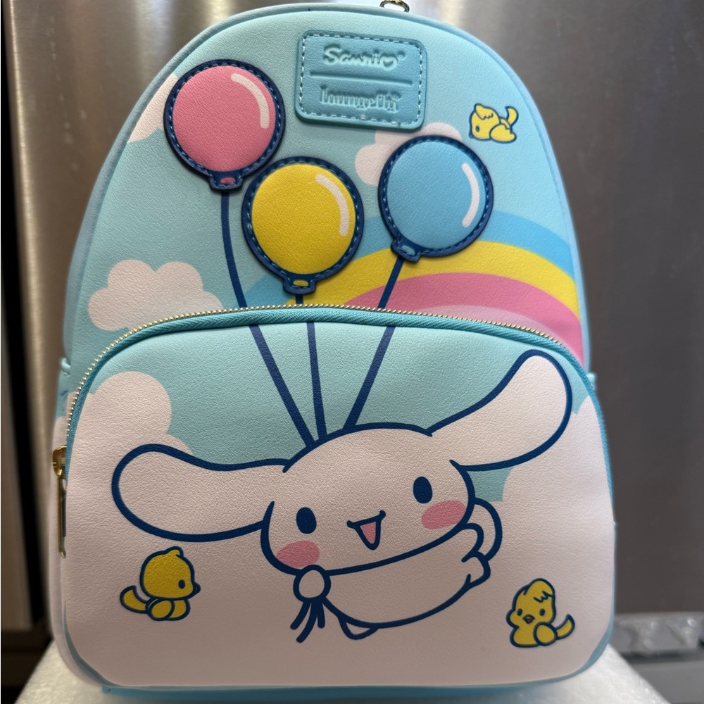 New with Tags Loungefly Sanrio Cinnamoroll Balloons Mini Backpack
